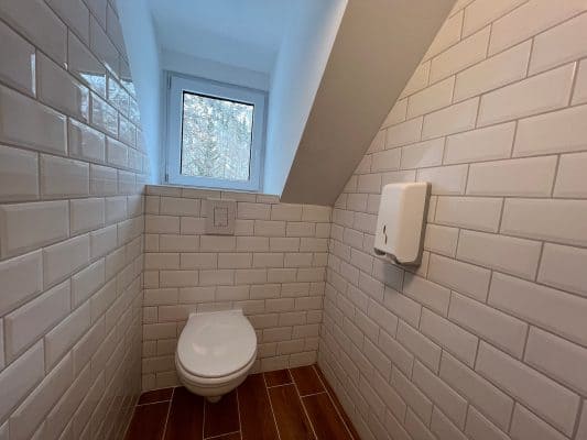 Shared toilets in Erjavčeva's hut