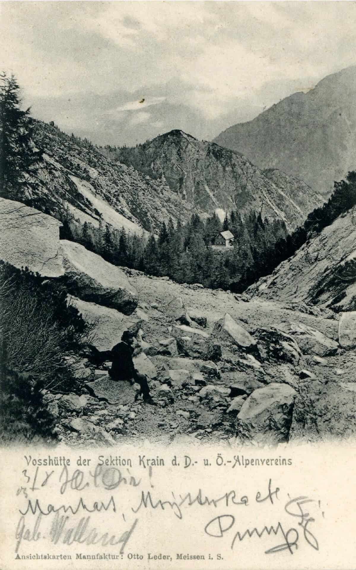 Voshütte - Erjavec Lodge na Vršiču (1905)